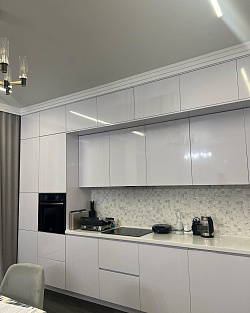 Белая столешница из искусственного акрилового камня PRIMAX P-1040 Snow Bliss Белая столешница из искусственного акрилового камня PRIMAX P-1040 Snow Bliss